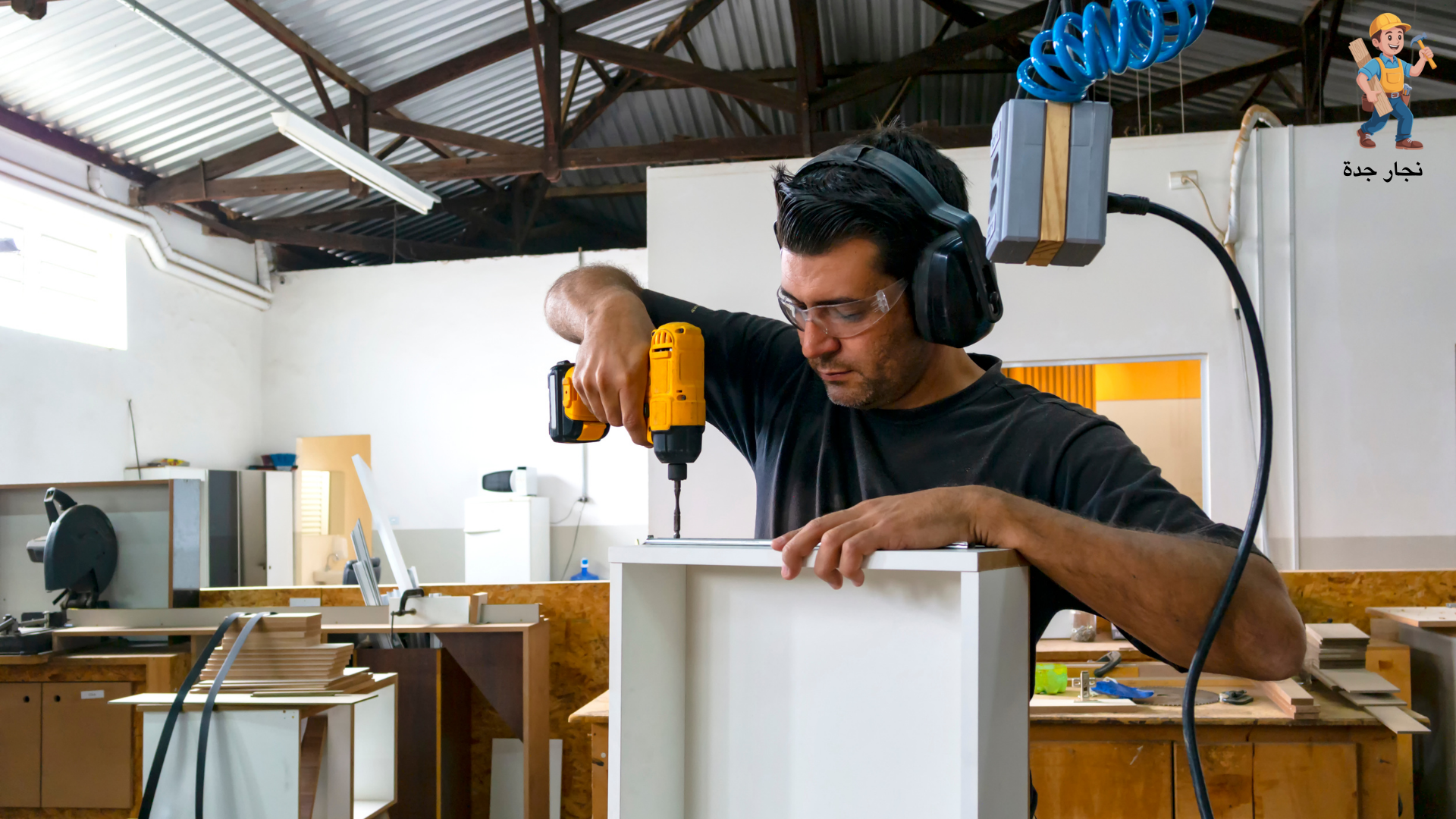 معلم نجار بحي السلامة