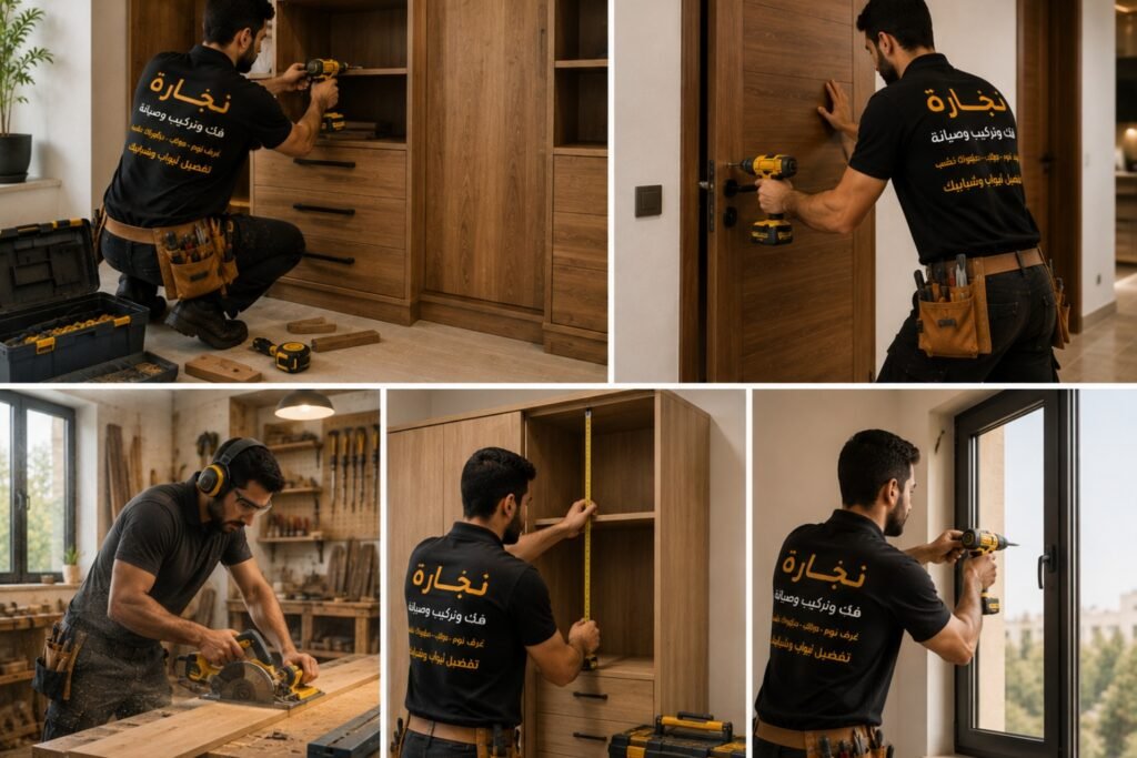تفصيل رفوف ومكتبات خشب بجدة - صورة توضيحية رقم 2